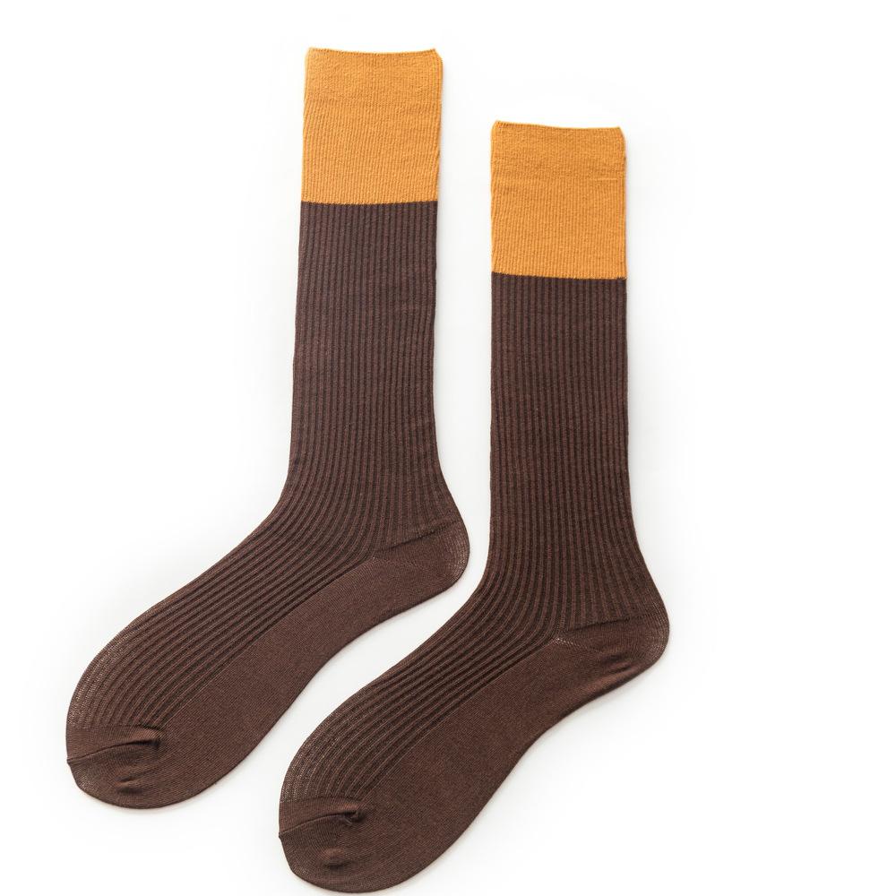 Vertical Knee-high Socks, Long Calf Socks, Solid Color Pile Socks, High Socks, Breathable