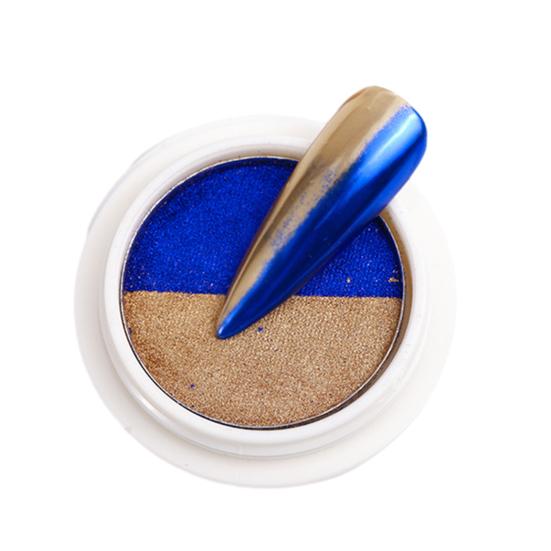 

20G Chrome Nail Powder 2 Colors Mirror Effect Metallic Holographic Pigment Powder DIY Gel Nail Art Crafts Manicure Decoration Glitter