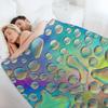 Neon Drips Throw Blanket Multi Purpose Soft Warm Blanket for Home Travel