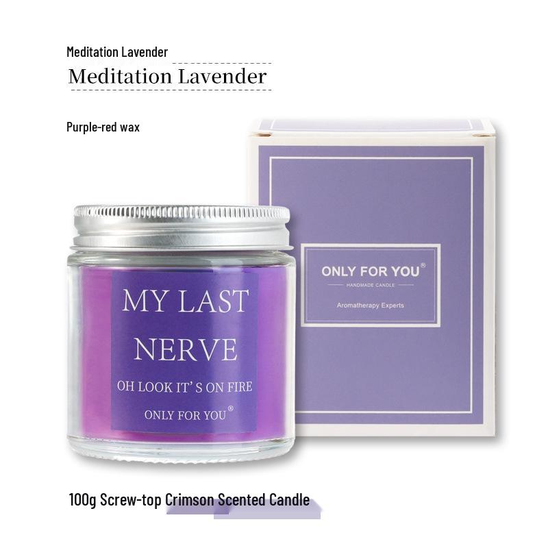US Brand Cross-Border Lavender Aromatherapy Candle Lamp Souvenir