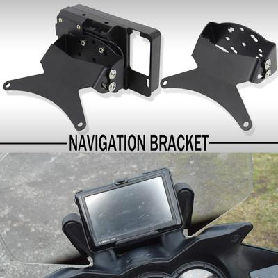 Motorcycle GPS Smart Phone Navigation Mount Bracket Adapter Holder Black For Suzuki DL650 DL1000 DL 650 DL 1000 V-strom 650 1000