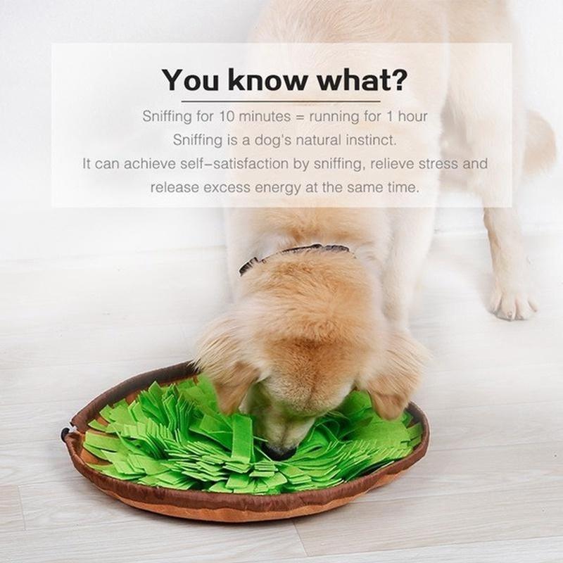 Köpek Snuffle Mat Evcil Hayvan Bulmaca Oyuncak Koklama Eğitim Pedi Aktivite Battaniyesi Köpek İçin Besleme Matı Stresi Azaltma