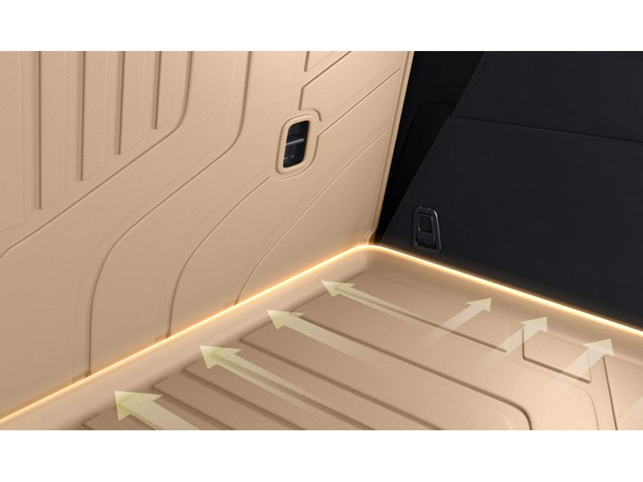 Trunk Mat TPE25 for Wuling Xingguang 730 7-Seater: Decorative Car Floor Mat