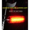 MTB Road Bike Rear Light USB Rechargeable LED Bike Tail Light Easy to Install Bicycle Warning Taillights for Night Riding Safety