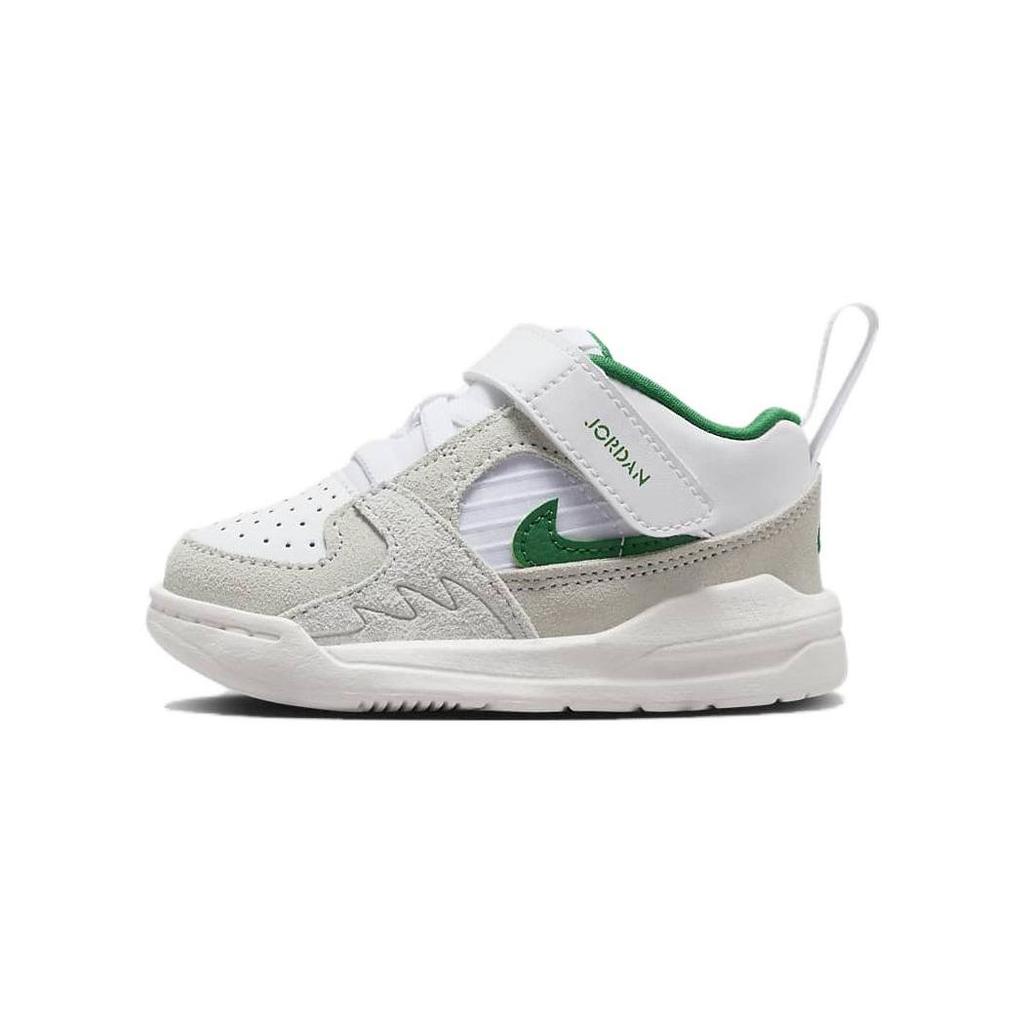 Jordan Stadium 90 Comfortable Slip Resistant Low top Toddler Shoes White Green Infant And Toddler DX4396-103