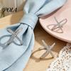 Durable Scarf Fastener Rhinestone X-Shape Ring, Metal Geometric Clip, Sparkling Buckle Slide Ring for Women Silk Scarves Neckerchiefs Shawls Shirts