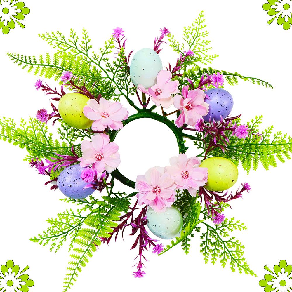 Easter Wreath Spring Egg Berry Eucalyptus Leaf Wreath Eucalyptus Home Decor Simulation Wreath