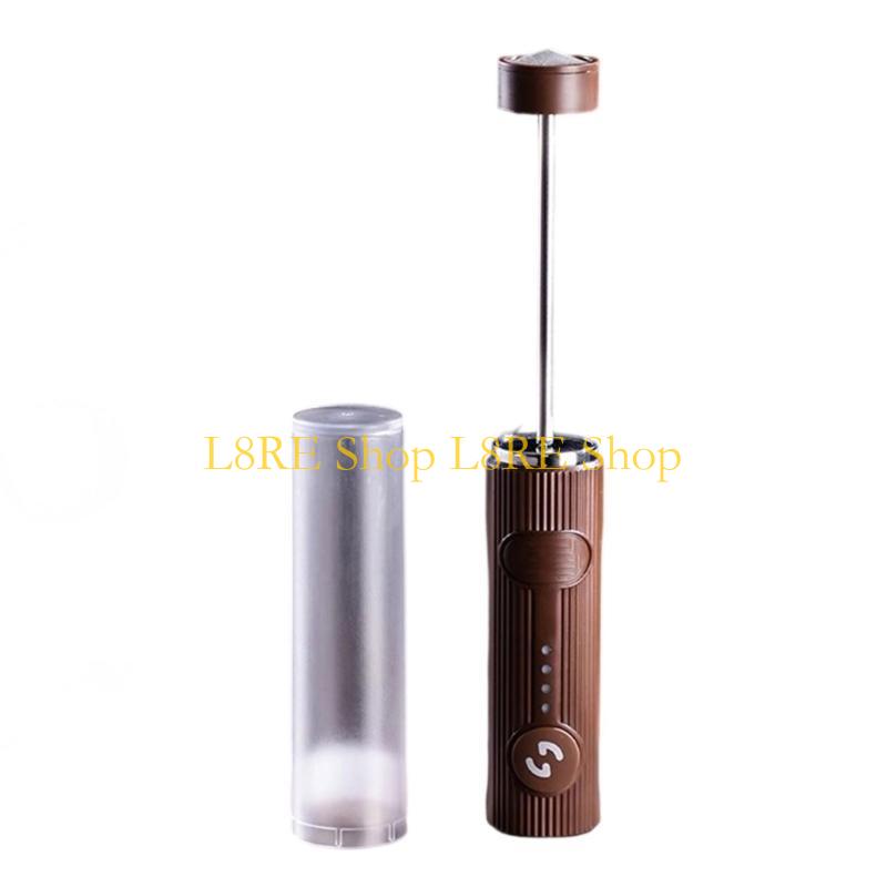 L8RE Milk Frother Handheld Mixer Wireless Handheld Miniature Maker Whisk Mixer for Coffee Beverages and Baking Needs