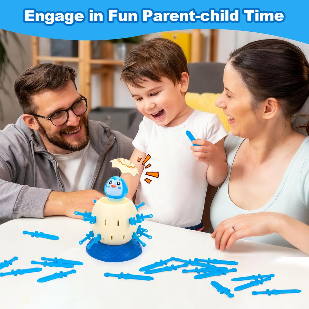 Penguin Novelty Toys for Holiday Party Pirate Barrels Game Kids Interactive Toy Educational Toy Fun Penguin Barrel Toy Kid Gifts