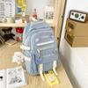 Schoolbag new schoolbag female junior high school Korean version large capacity double backpack primary school students third to sixth grade cute