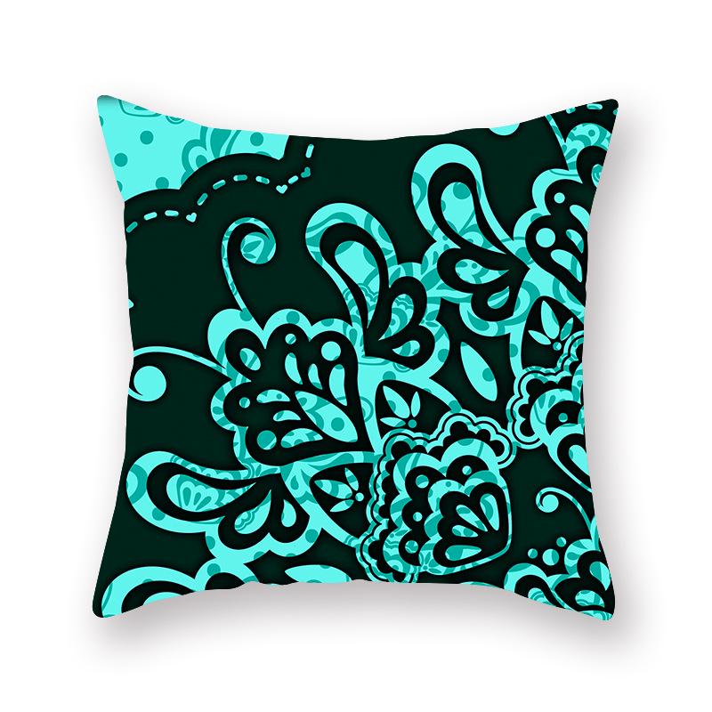 Ethnic Style Pillow Case Mandala Interior Home Decoration Cushion Bed and Breakfast Retro Atmosphere Arrangement Cushion