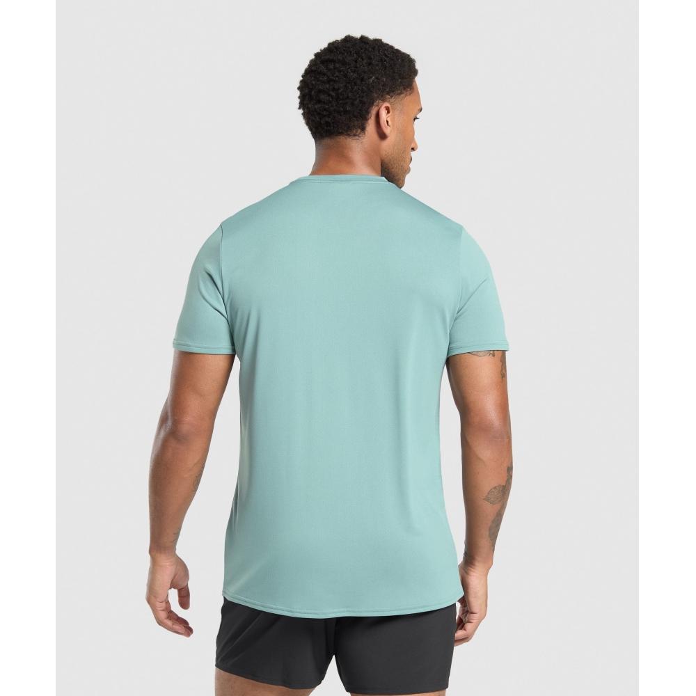 Gymshark Arrival Regular FiT T shirT celesTe Blue A2a1j Udbp