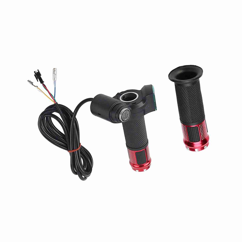 5 Wires Throttle Grips With LED Display And Key Lock For Electric Bike(golden)
