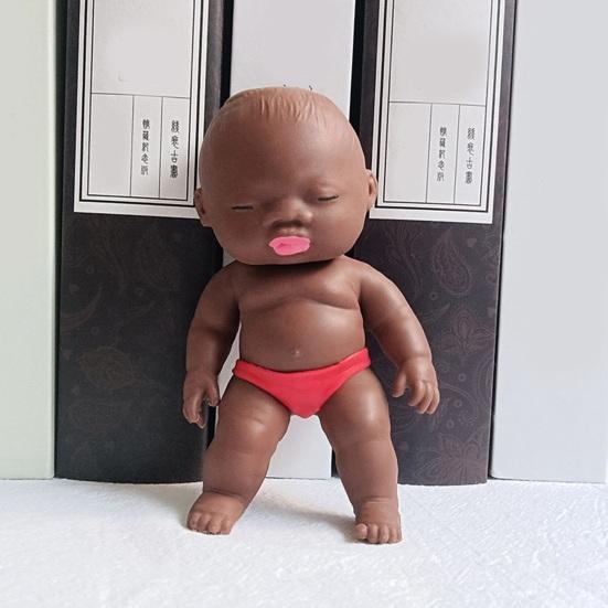 Squeeze Stress Doll Toys, Cute Little Baby Doll Fidget Toys, Stress Relief Sensory Squeeze Toys for Kids Adults