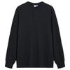 Gap Men's Waffle Texture Henley Long Sleeve T-Shirt