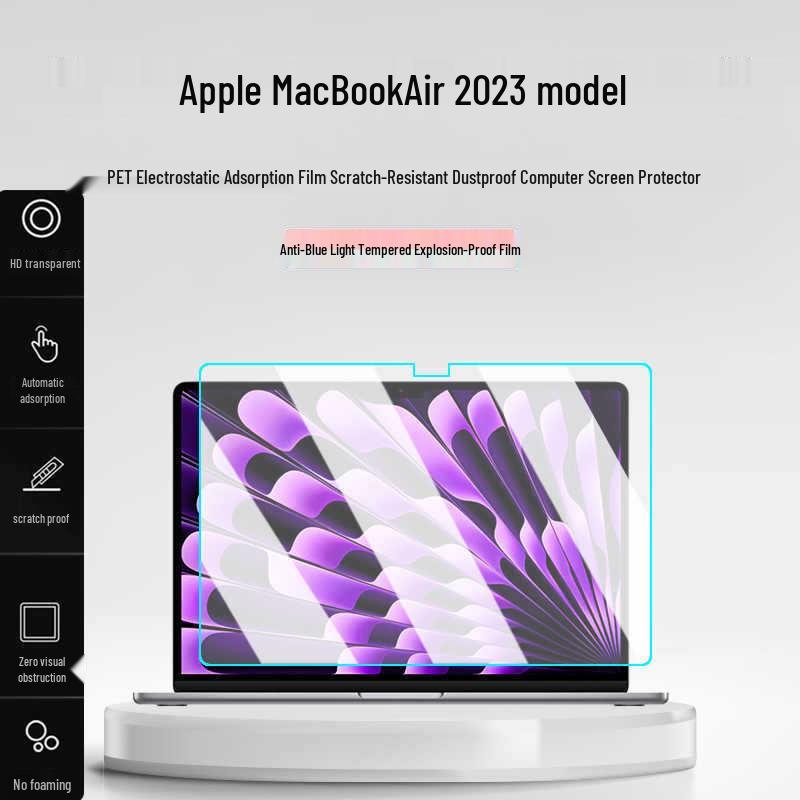 Protective Film for 2024 MacBook Air 15-inch and 13-inch Models