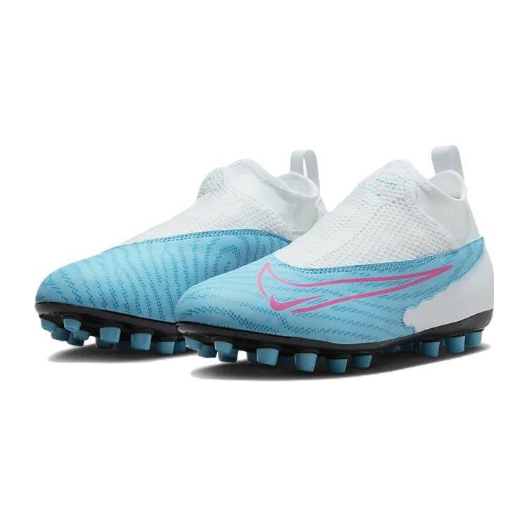 Nike Phantom GX Academy DF AG Fotballsko for kunstgress Barn Sneakers Hvit Blå DV3069-446