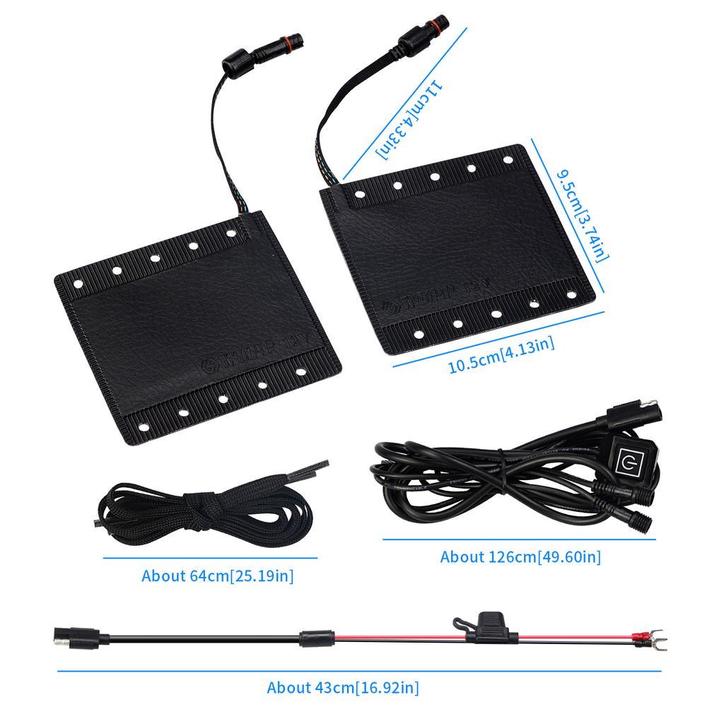Waterproof Electric Heating Handle Bar Hand Grip Sleeve for Motorcycle