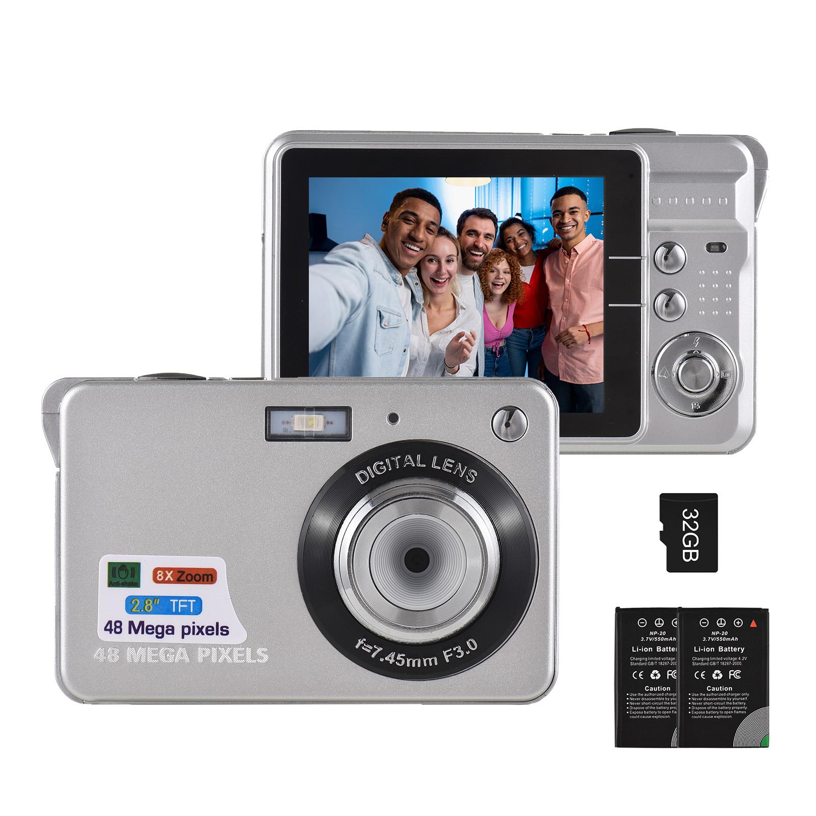 Andoer 4K Digitale Camera Videocamera Camcorder 48MP 2.8 Inch TFT Scherm Autofocus 16X Digitale Zoom With TF Card