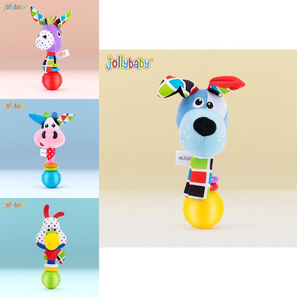 Cute Plush Rattle Bell Baby Toy For 0-3 Year Old Babies