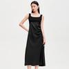 Sweet Basil Women's Knitted Square Neck Sleeveless Midi Dress
