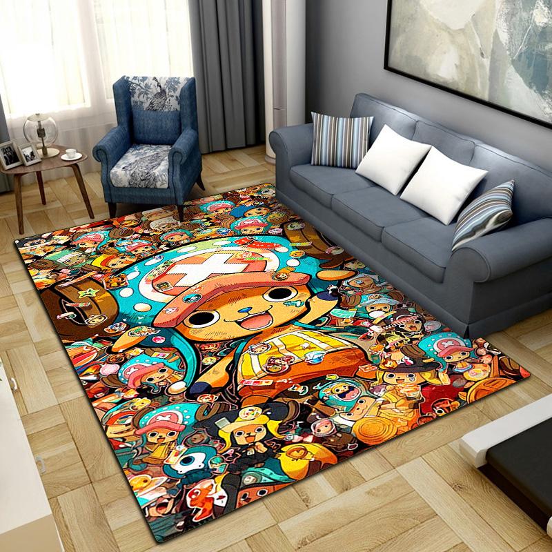 Tony Tony Chopper Print Rug Living Room Home Fashion Decoration Office Desk Chair Carpet LXR173