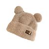 Winter cute cartoon bear ears wool hat female warm plush thickened ear protector student knitted hat