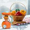 Yousheng Marchewka Blender Pluszowa Zabawka Zabawny Sznurek Obracana Pluszowa Lalka Warzywo 6 Calowy Interaktywny Nakręcany Sokowirówka Marchewka Pluszak dla Chłopców Dziewczynek