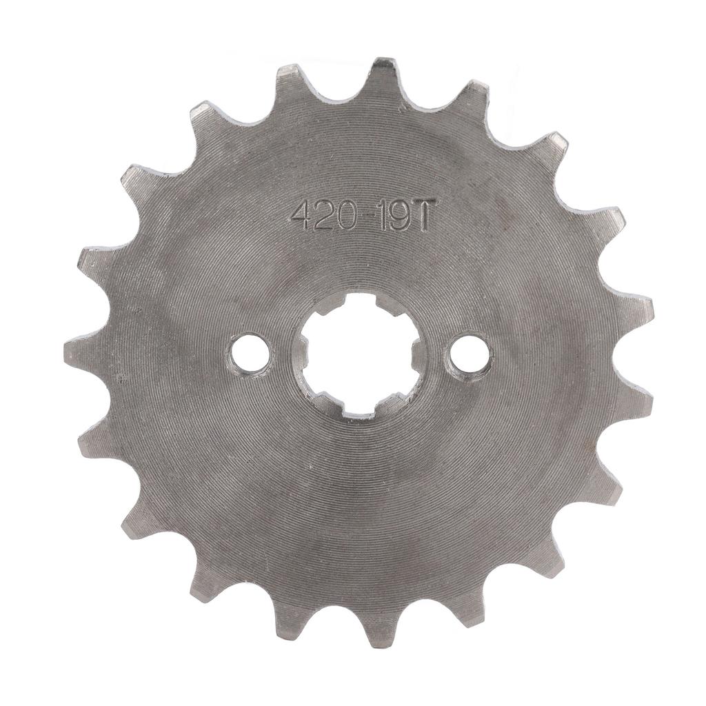 Sada řetězu 420 19z přední pastorek 20z H otvor zadní pastorek ocelový řetěz příslušenství pro výměnu