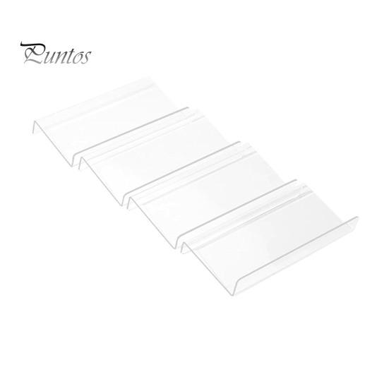 4Pcs Transparent Acrylic Spice Drawer Organizer Expandable Design Seasoning Jars Drawers Insert Kitchen Countertop Spice Rack Tray