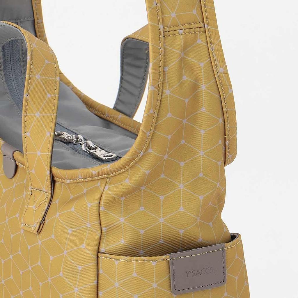 Shoulder Cubic X Point Tote and Shoulder S Yellow [Isaac] Bag, Dot, 2-way Bag, Size, (40)
