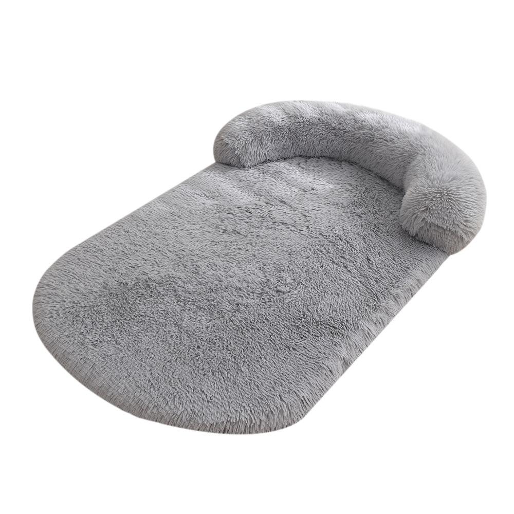 Long Plush Pet Bed for Dogs and Cats Winter Warm Comfortable Dog Mat Bed XS 55X40