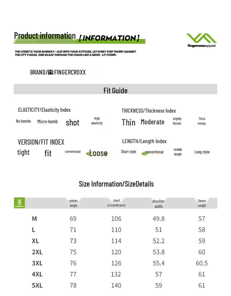 Fingercroxxit Men's Heavyweight Cotton Long-Sleeve T-Shirt