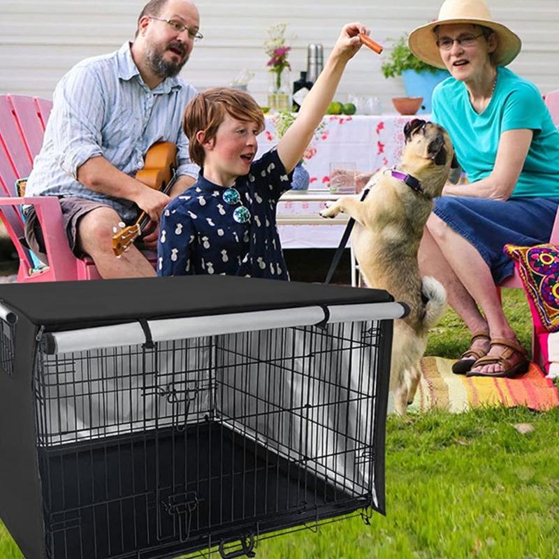 Waterproof Wrap for Pet Outdoor Cage Cover for Cat Kitten Puppy Crate Heavy Duty Pet House Wrap Outdoor Supplies