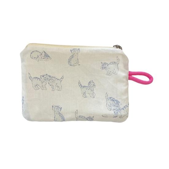 

Cute Prints Lipstick Pouch Zippered Coin Purse Small Makeup Bag Organizer for Women Girls Lipstick Coins Keys Earbuds C
