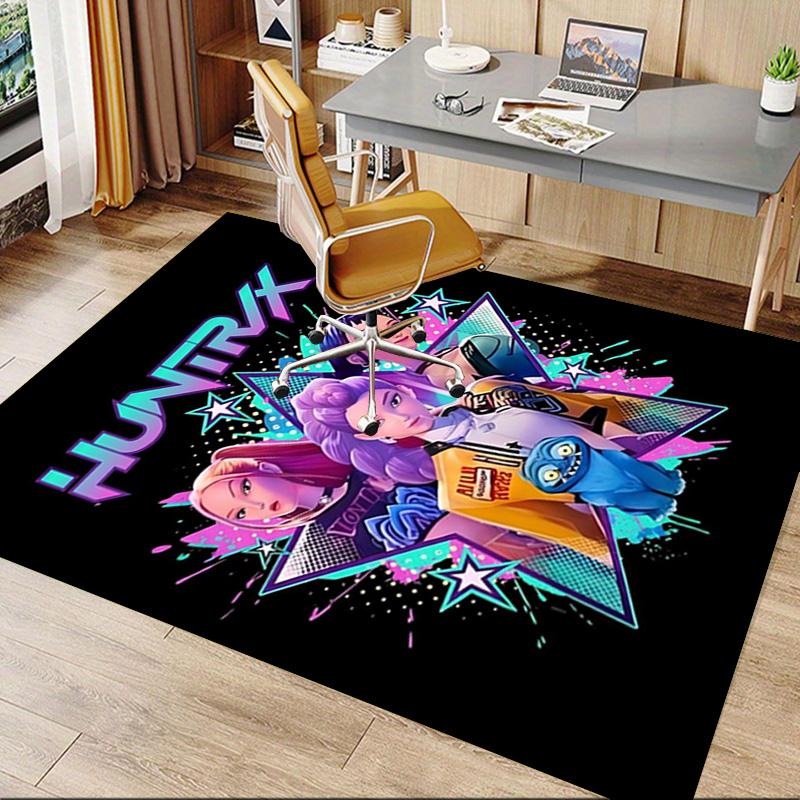 Huntrxx Future Fashion Icons Carpet For Playroom Bedroom Living Room Sofa Home Decorkids Game Area Rug Nonslip Floor Mat
