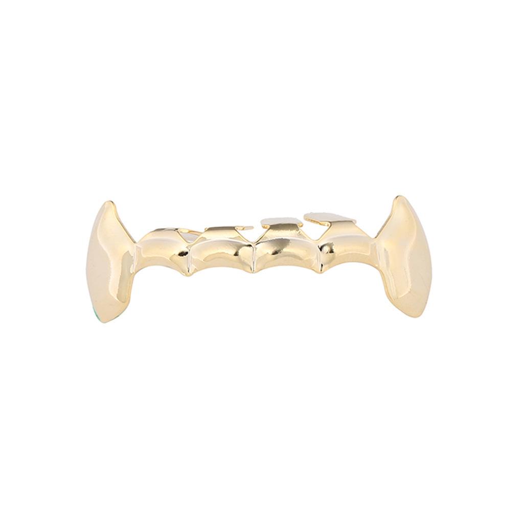 European & American Halloween Vampire Fangs Hip Hop Grillz Batman Cosplay Teeth Decoration золотой нижних зубов