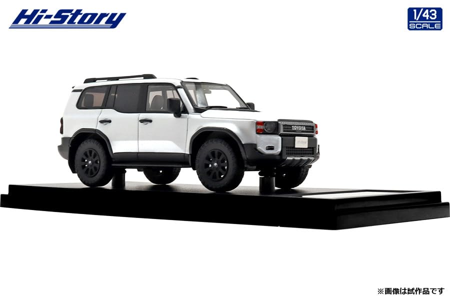 INTERALLIED Hi Story Scale Toyota LANDCRUISER 250 ZX Eerste Editie Platinum White Pearl Mica Afgewerkt Model HS510WH 1/43 (2024)