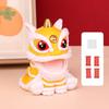 Cute Chinese Lion Statue Small New Year Figurines Spring Festival Party Home Decorations Coffee Table Auto Car Ornaments