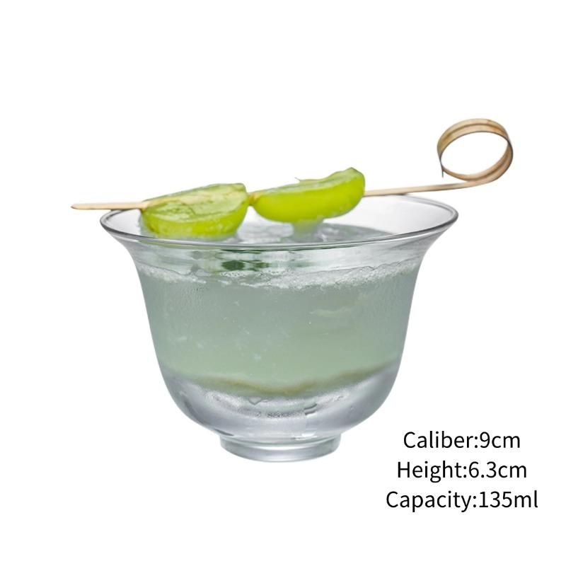 Japanese Style Cocktail Glass Cup Creative Thin Tea Cups Transparent Whiskey Cup Drink Glass Cup Special Wine Glasses Cups