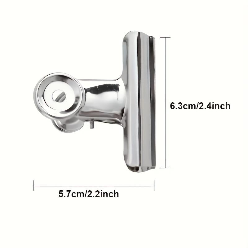 18pcs Large Clips, 6.1 cm White Clips, Suitable for Organizing Office Documents And School Financial Receipts