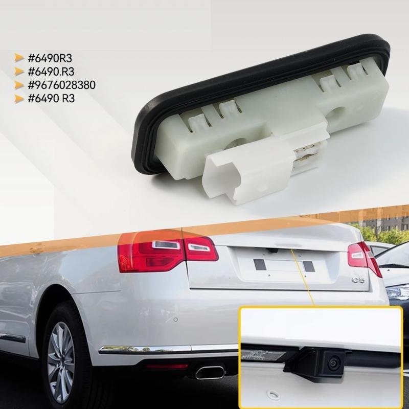 Trunk Door Switch 6490R3 9676028380 SC55810 for 1007 207 308 508 Tailgate Release Switch Automotive Accessories