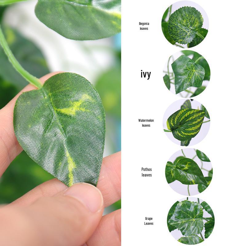 Artificial Pothos Vines: Indoor Decorative Rattan Faux Greenery for Walls and Living Rooms