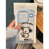 Cute Puppy Transparent Soft Case Suitable for Iphone16 Phone Case and IPhone 15 Protective Case