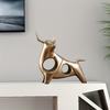 1 шт. Щаслива корова смола ремесла, Сучасна проста легка розкішна прикраса, Дім вітальня, ТВ-тумба, Офісна прикраса