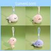 Cartoon Sea Creature Plush Charm With Durable Material For Bags And Car Keys