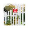 Red White No Exit Warning Metal Wall Sign 8x12 Inch Door Plaque