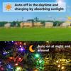 22m 200 LEDs Outdoor Solar-Lichterkette Mit Solarpanel IP65 Wasserdicht Energiesparende LED-Lichterketten Für Gartenweg Hof Dekoration