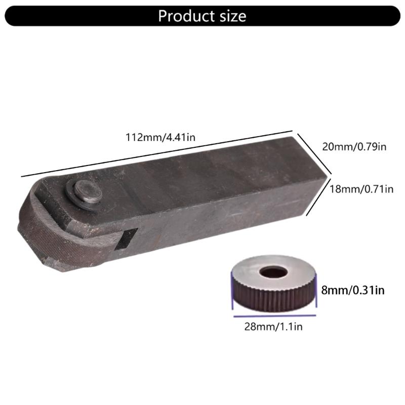 Efficient Precise Engineered Knurling Wheel for Consistent Patterns in Metalwork Suitable for Industrial & Personal Use