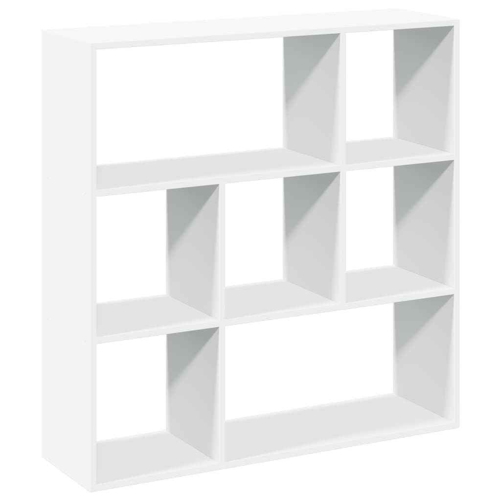 Room Divider Bookshelf White 102 x 29 x 103.5 cm Engineered Wood